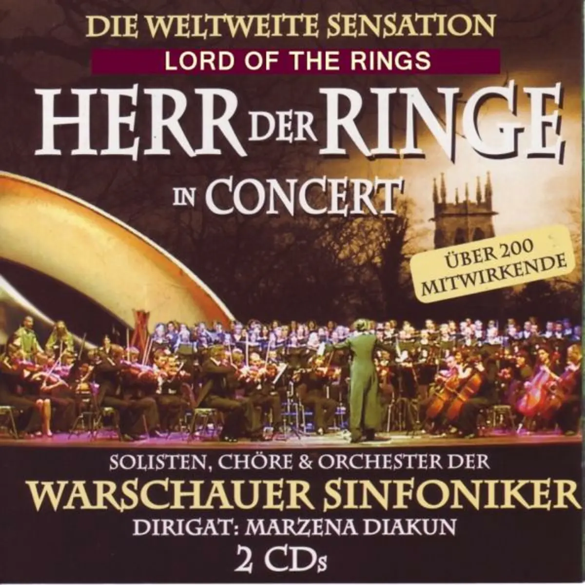 Der Herr Der Ringe in Concert Album Cover
